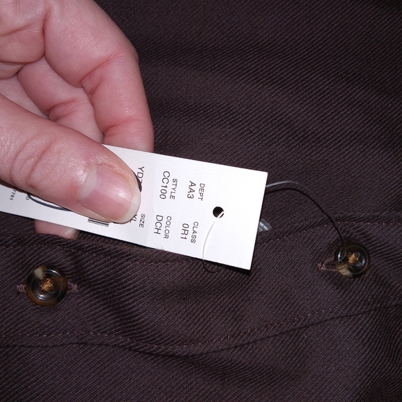 NWT J.Crew Cotton-cashmere Blend Shirt CC100 Dark Chocolate Size XL - Picture 10 of 12